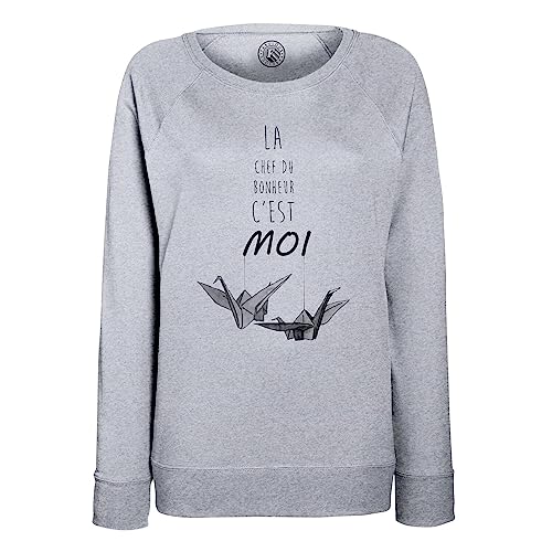 Sweat Femme la Chef du Bonheur idée cadeau original