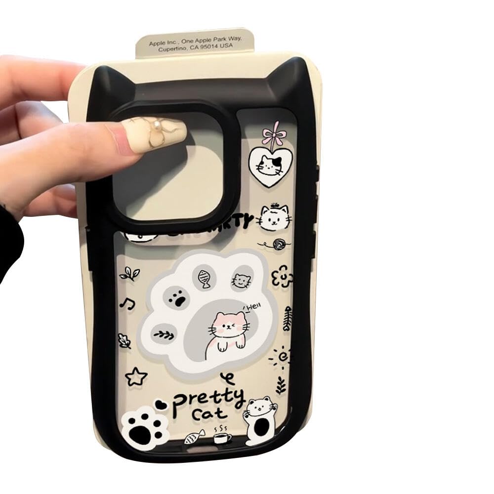 みみ Amazon.co.jp: LUCKCOF ケース For iPhone 14 Plus 可愛い猫 猫耳