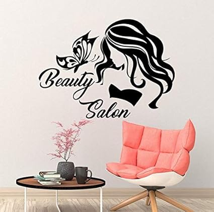 ARWY Vinyl Decal Beauty Salon Quote Wall Sticker Hair Spa Woman Salon Logo Barbershop Unique Gift