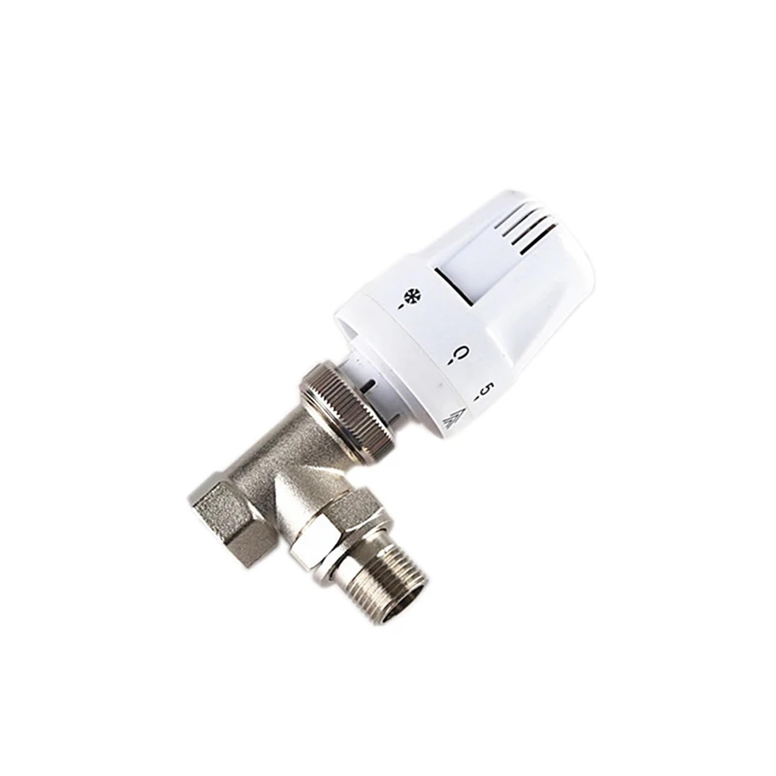 1/5.1 cm 3/10.2 cm mosiężny prosty automatyczny zawór regulacji temperatury, termostatyczny zawór grzejnikowy do ogrzewania podłogowego (3/10.2 cm)
