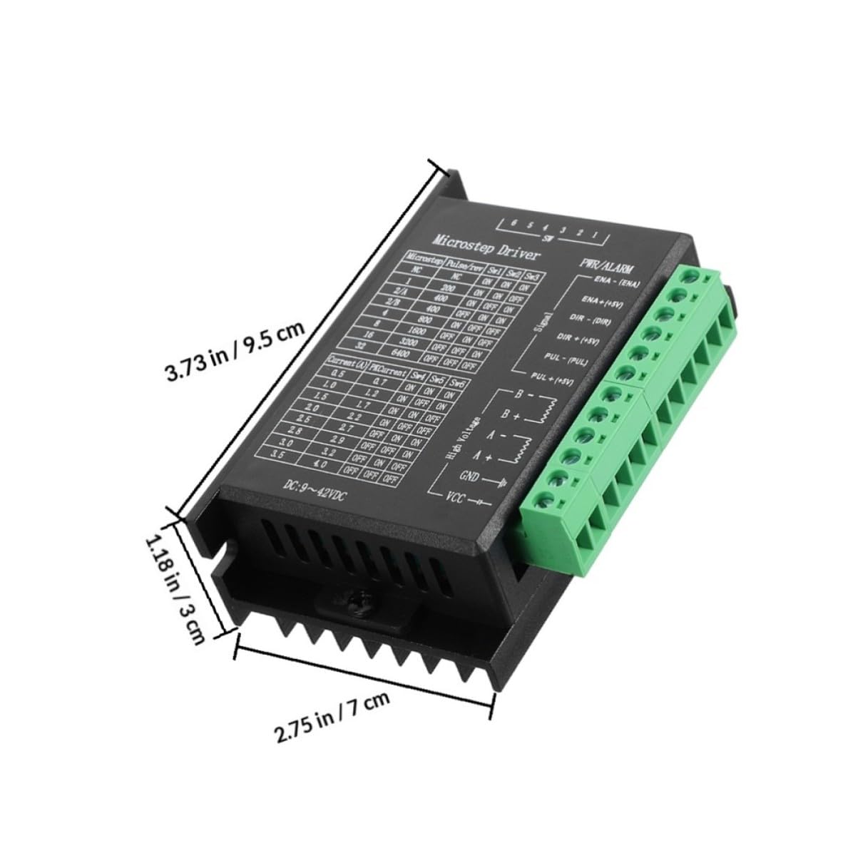 3 Piezas Controlador de Motor Paso a Tb6600, 32 Subdivisiones