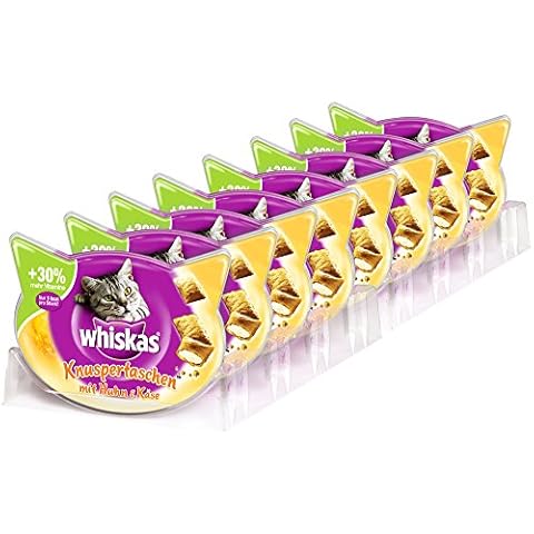 Whiskas Katzensnacks Knuspertaschen mit Huhn und Käse Cover