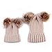 ROMIDA Bonnet Fille Hiver Chapeaux Pour BéBé Fille Tricoté Chapeau D’Hiver Fille GarçOn Chapeauxcasquette Pour Enfant éCharpe Chaud Chapeau Fille En Peluche Chapeau Bonnet