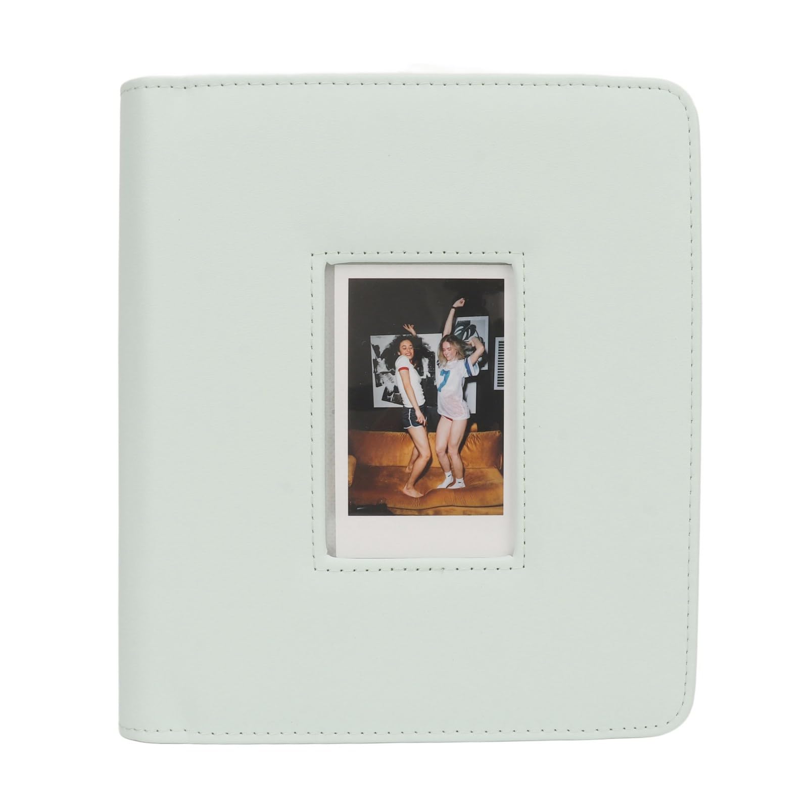 288 Album Photo pour Mini Appareil Photo, Couverture en Cuir, Livre Photo 2x3 pour Mini Film Instantané (GREEN)