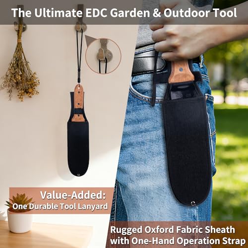 Cuchillo de Jardín YANG Hori Hori Acero Inoxidable 7" miniatura 6