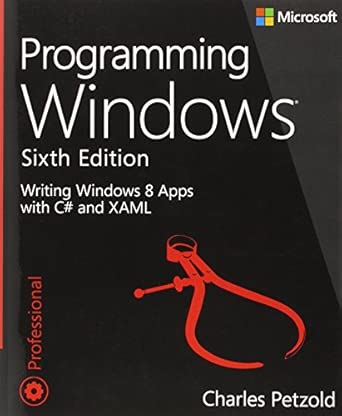Programming Windows: Writing Windows 8 Apps With C# and XAML 6th Edition book cover