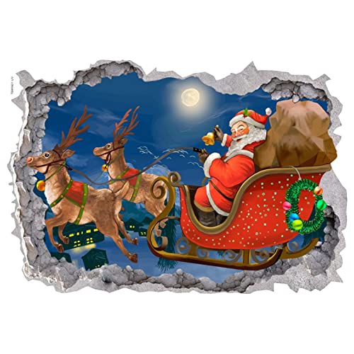 Fensterdeko Weihnachten Kinder Fensterbilder Weihnachten Selbstklebend Kinder, Weihnachtsfensteraufkleber, Schneeflocke Weihnachtsmann Fensteraufkleber Cover