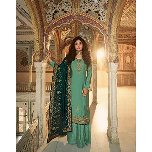 Indian Pakistani Designer Sharara Suits Wedding Wear Stitched Heavy Salwar Kameez Plazo Dress2