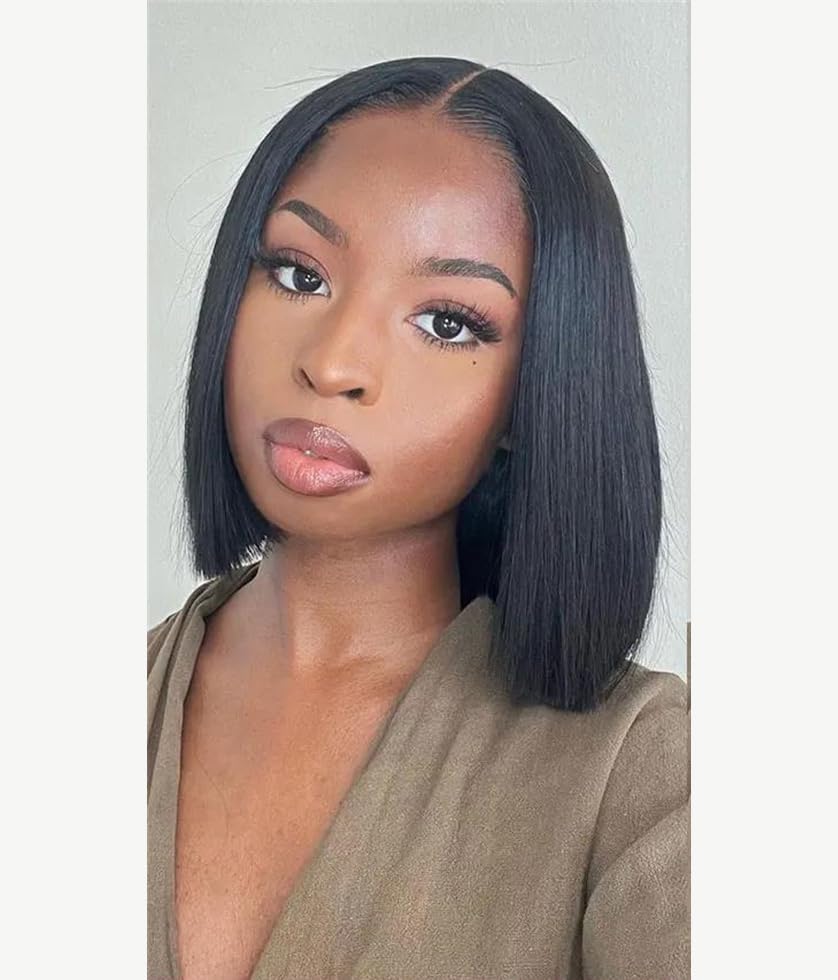 Perruques cheveux humains pré-épilées et ondulées sans colle pour un fini naturel instantané