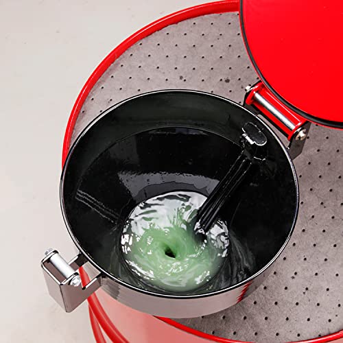 Image of PIG Drum Funnel | Burpless Steel Drum Funnel | for 20 to 55 gal. Plastic or Steel Drums w / 2 inch NPT | Black | DRM1125-BK-NPT