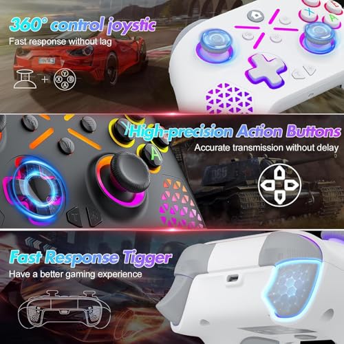 Gamrombo Wireless Controller Replacement for X-box One, Special Edition Custom Gamepad Compatible with X-box Series X|S with Macro, Dual Vibration, Audio Jack - Image 7