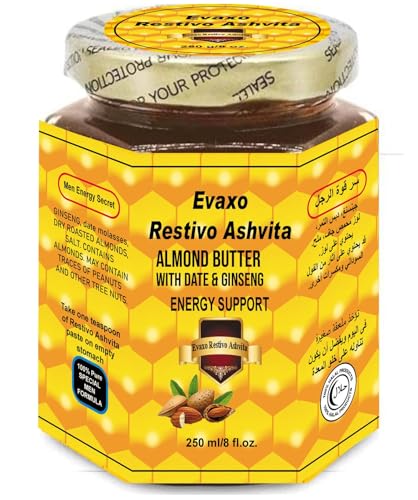 Evaxo Restivo Ashvita Miel con Mantequilla de Almendra 8 oz