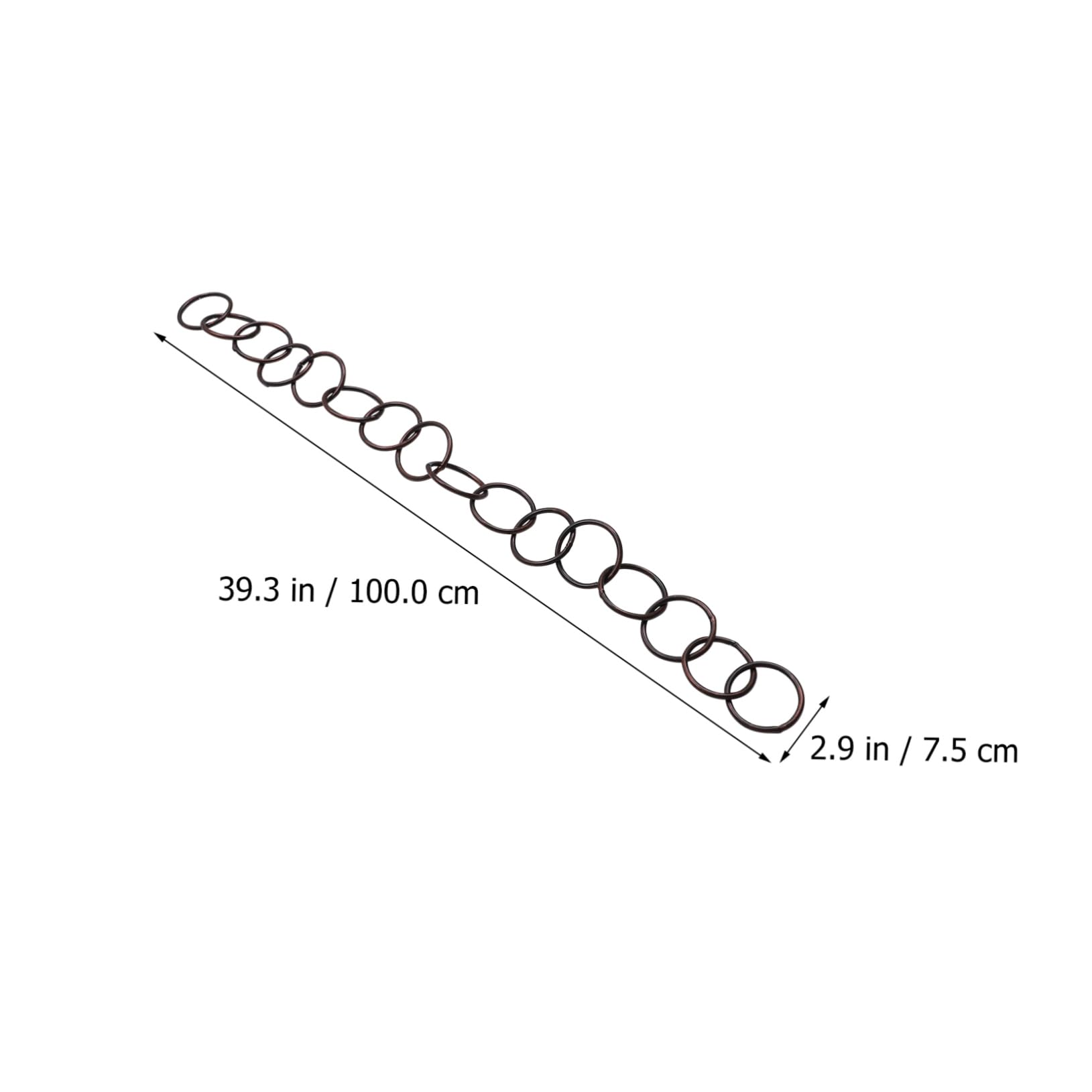 Sosoport Home Rain Chain Aluminum Alloy Large Rain Chain Base Decorative Metal Gutter Downspout Substitute