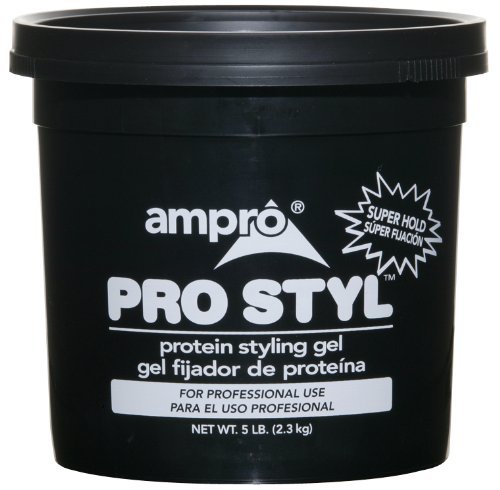 Ampro Pro Styl Super Hold Protein Styling Gel, 5 Lb, 80 Oz