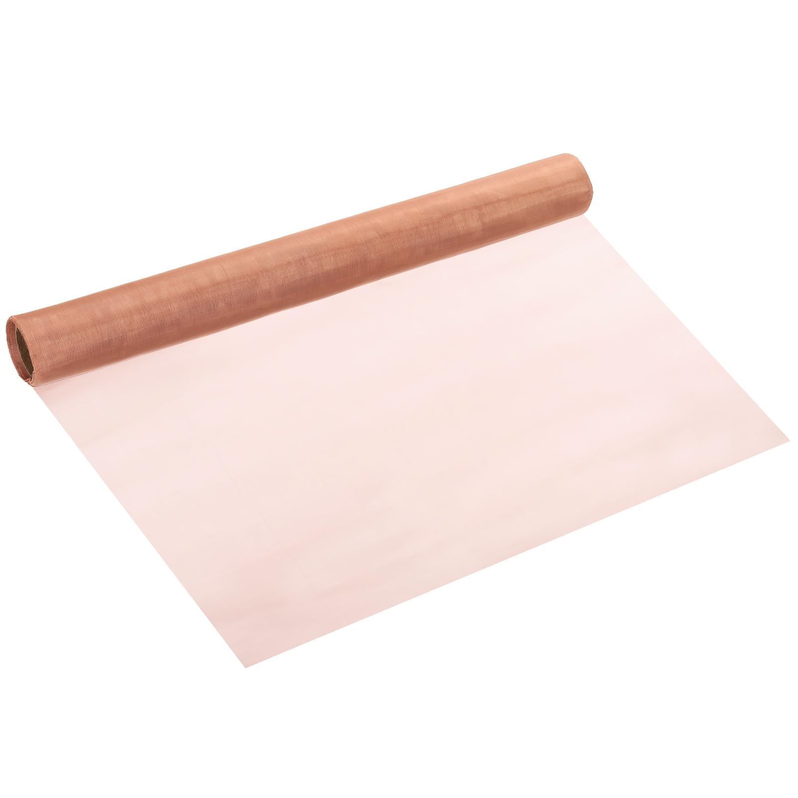 PATIKIL 39,4x11,9" Messinggewebter Drahtgeflechterollen, 1 Rolle 120 Mesh Filter Grobes Dichtes Gaze-Metallgitter für Filtergitter Fenstersicherheitslüftungsabdeckung, Lila