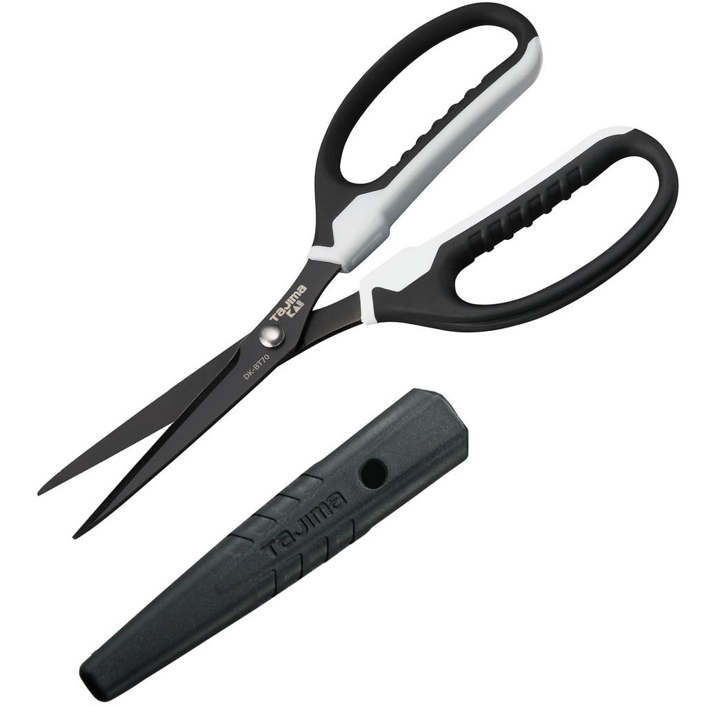 Tajima Varix FB DK-BT70-EUR Universal Scissors with Flexible Grip Loops, Blade Length 75 mm, Cutting Edge 68 mm, Universal Scissors