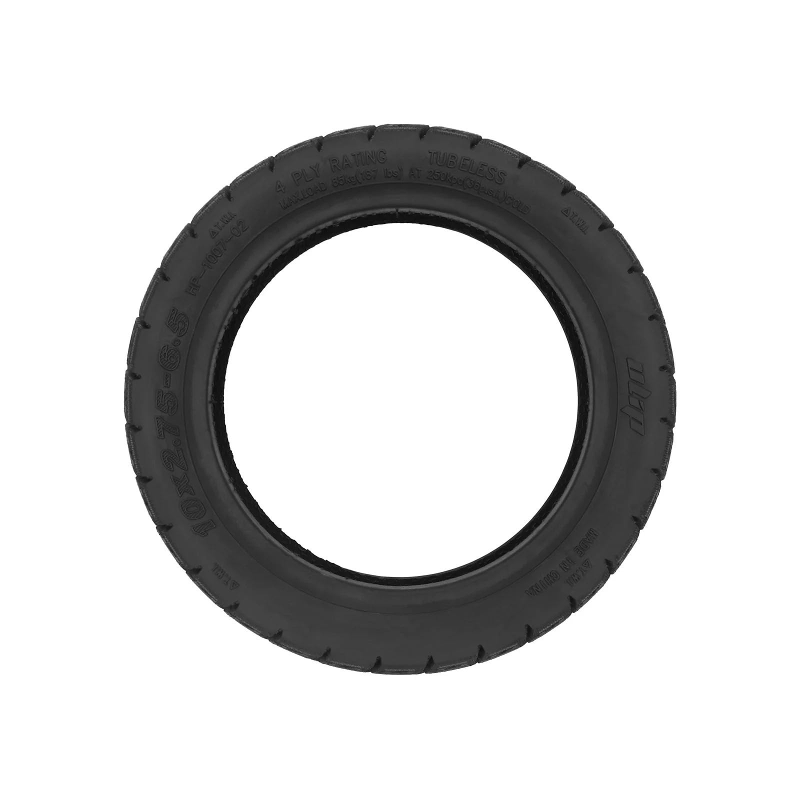 10 x 2.75-6.5 Pneumatico senza Camera d'Aria per Kugoo Kukirin G2/G3/G2 Ultra/M4 Max/A1 per Speedway 5 Dualtron 3 Pneumatico Tubeless Auto-Riparante Antideflagrante, Ruota di Ricambio (1 PC)