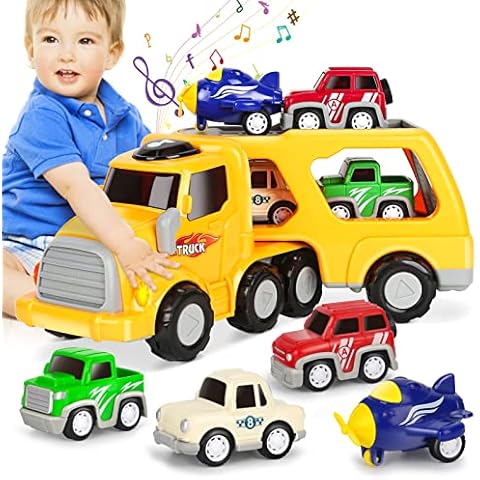 Aoskie 5-in-1 Car Transporter Toy Set Cover