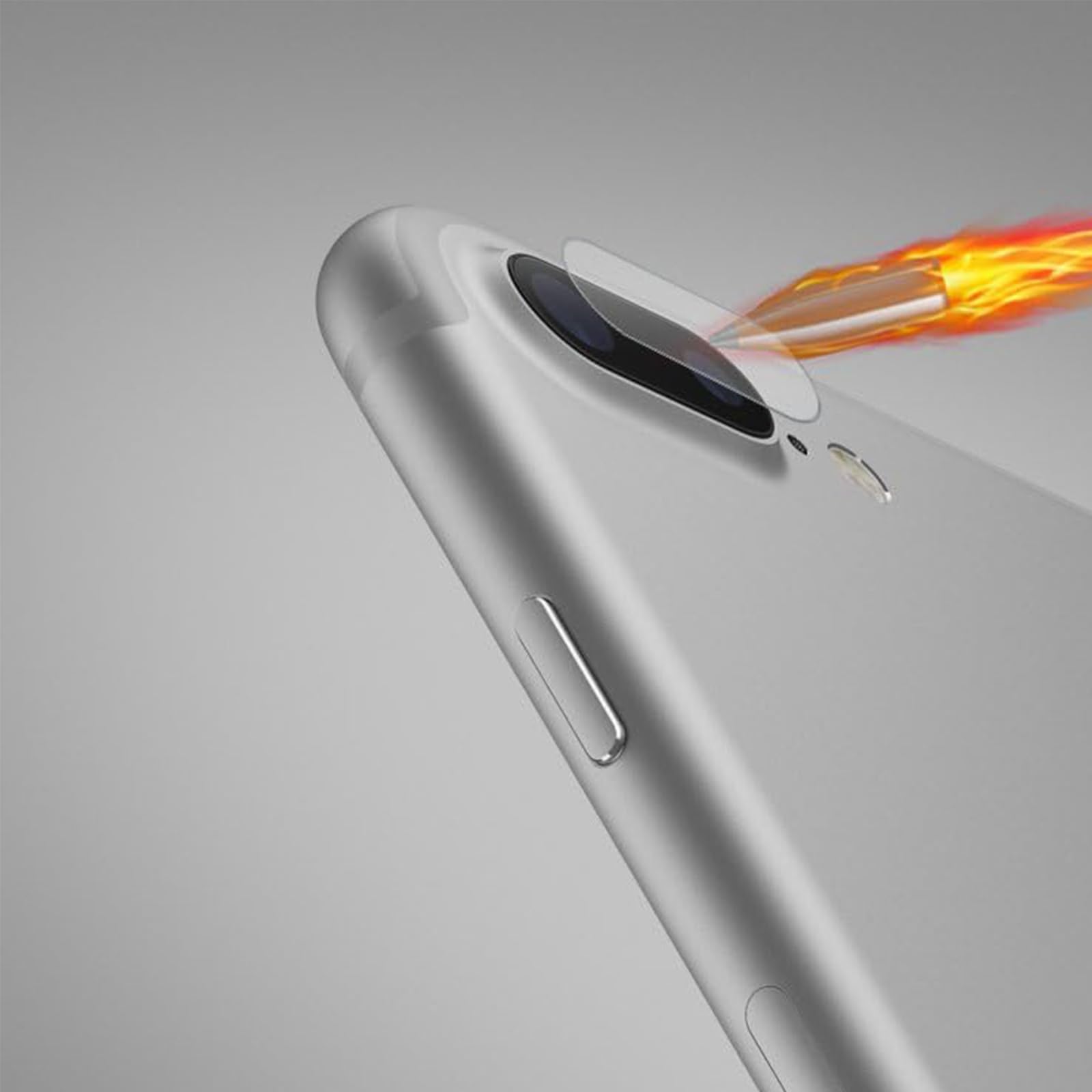 AKWOX IPhone X Camera Lens Protectors (4-Pack) - 0.2mm Ultra Thin 9H Tempered Glass, Anti-Scratch & Dustproof