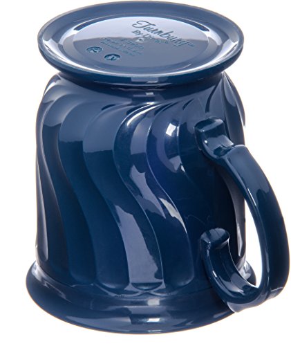 Vaso aislante Dinex DX300050 8 oz azul pedestal pack 48 miniatura 4