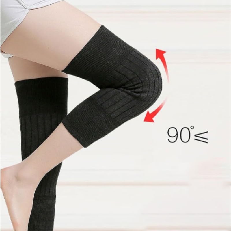 Wool Knee Pads Warm Cold Protection Lengthened Middle-aged and Elderly