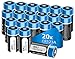AHJ Pilas CR123a 3V de Litio no Recargables CR123 - Paquete de 20 Pilas (CR 123 / CR17345) - Capacidad 1600 mAh - Ideal para la Linterna Cámara Digital Videocámara Juguetes Antorcha-NO PARA ARLO