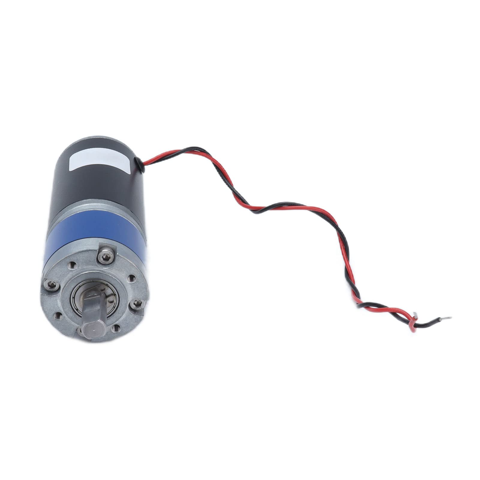 Moteur électrique à engrenages planétaires DC 36ZY, moteur réducteur 24 V avec tous les engrenages en acier, arbre en forme de D à vitesse réglable pour serrures de portes (290 tr/min)