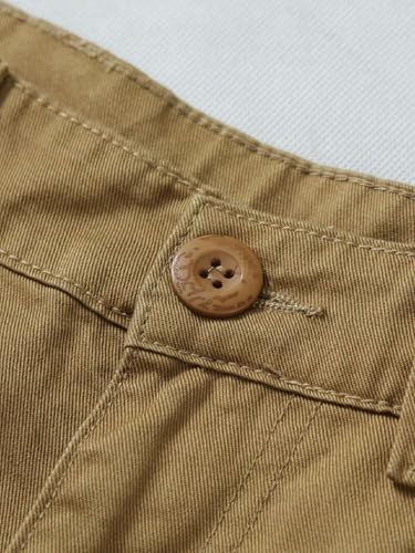 ZAFUL Men's Cargo Pants Loose Fit Cotton Mid Waist Casual Pants with Pockets, Zipper Fly, for Winter, Streetwear, Daily Wear4