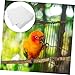 BESPORTBLE 300pcs Parrot Cage Liners Non-Woven Fabric Birdcage Mats for Bird Cage Supplies for Healthy Birds