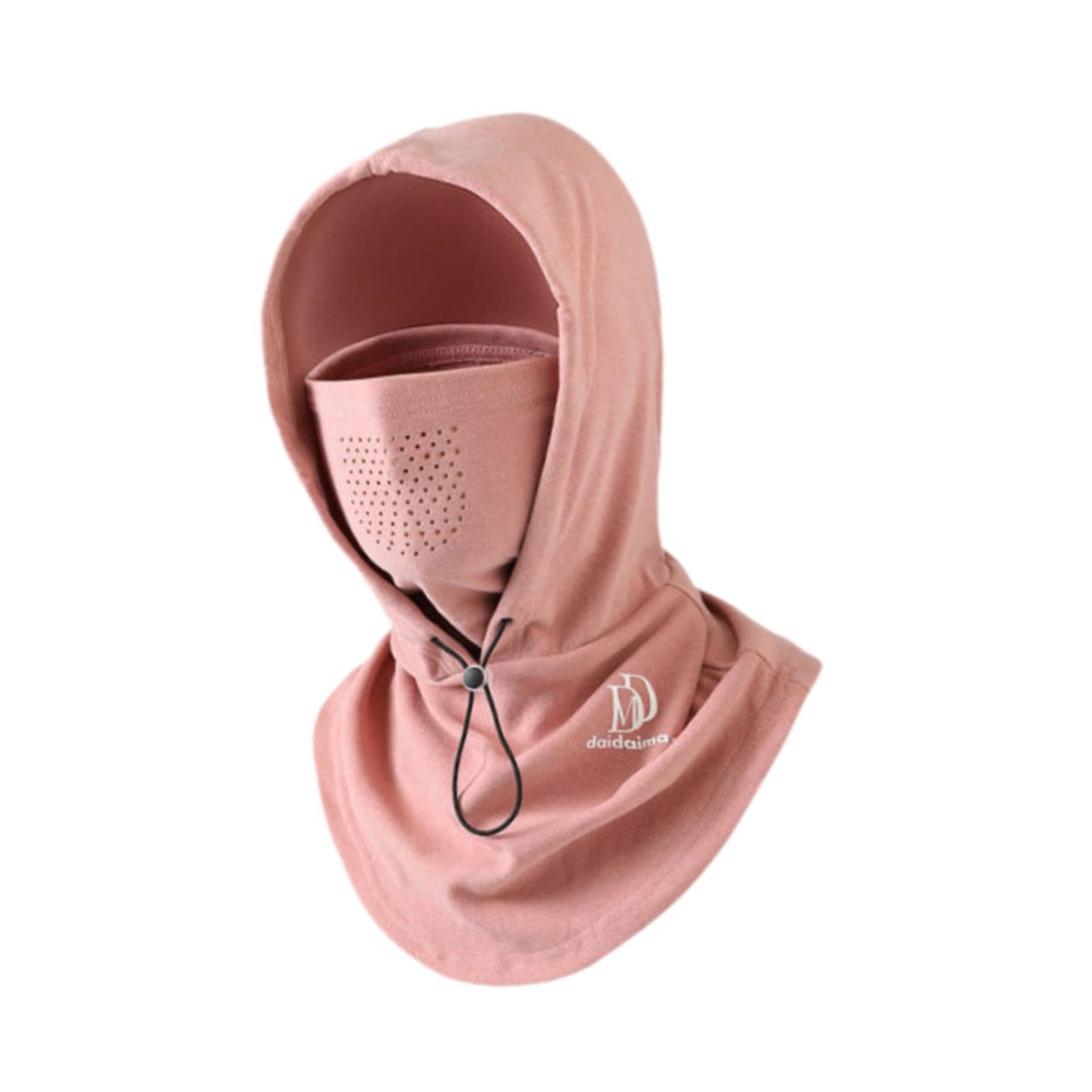 NIVAA Winter Ski Mask Face Mask Windproof Face Cover for Hiking Skiing Riding Pink-image-36