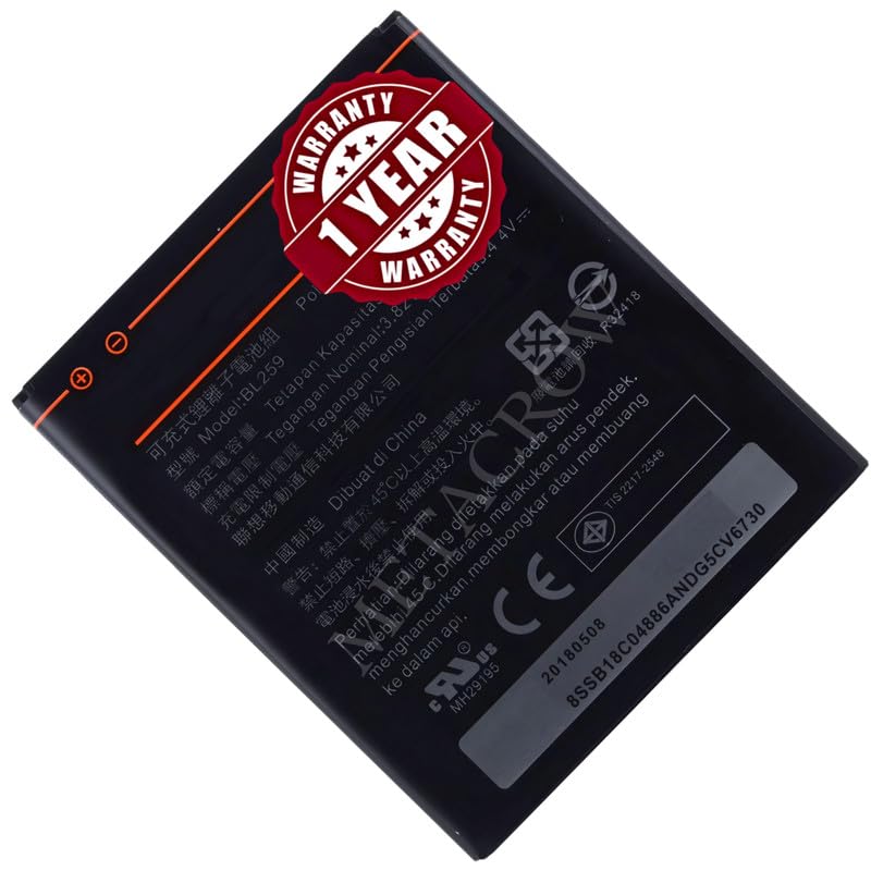 Image of Original BL259 Battery Compatible for Lenovo Vibe K5 Plus (A6020a46) - (2750mAh) - 1 Year Warranty BC45