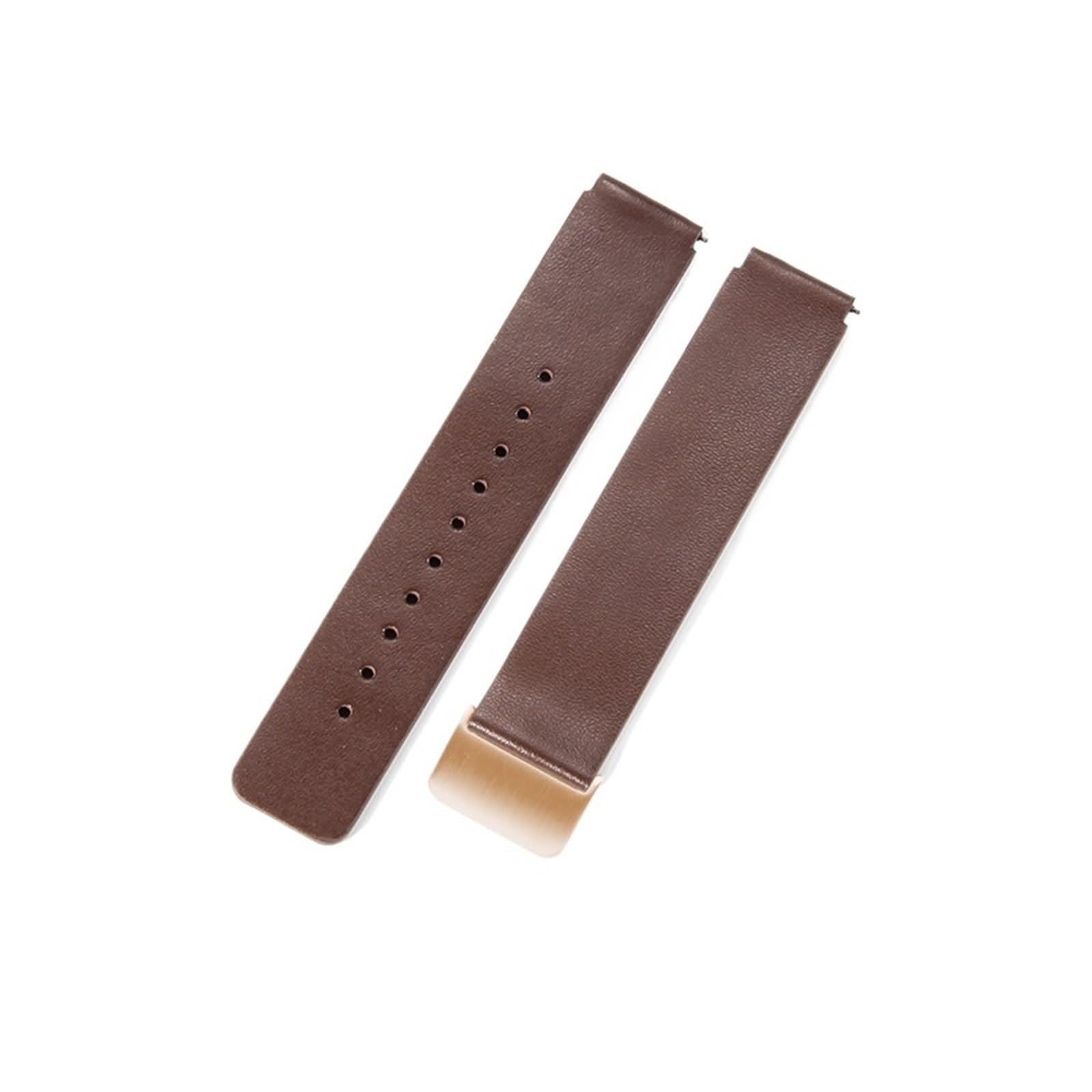 Negocios Deportes Cuero Silicona Hombres y Mujeres Accesorios al Aire Libre Compatible con Huawei B5 B6 B7 B3 B2 Reemplazo de Correa de Reloj 16 18 20 mm(Brown-Rose,16mm)