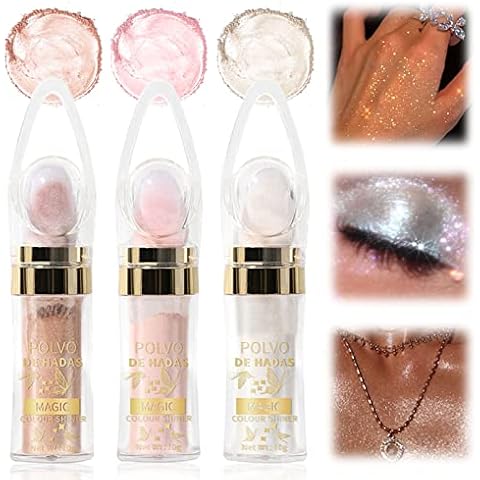 3er-Pack, Multifunktional Fairy Highlighter Patting Powder Cover