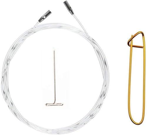 ChiaoGoo Cable giratorio de bambú grande de 37 pulgadas (37.0 in) se adapta a US 9, 10, 10.5, 11, 13, 15 puntas de aguja de tejer intercambiables,