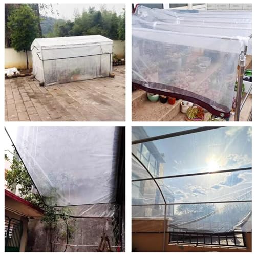 Paneles de lona transparente de PVC de alta resistencia para exterior 8