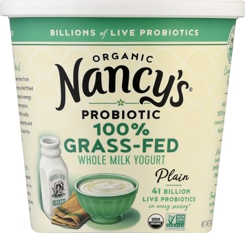 Nancys Yogurt, Organic Plain Grass Fed Whole Milk Yogurt, 24 Ounc...