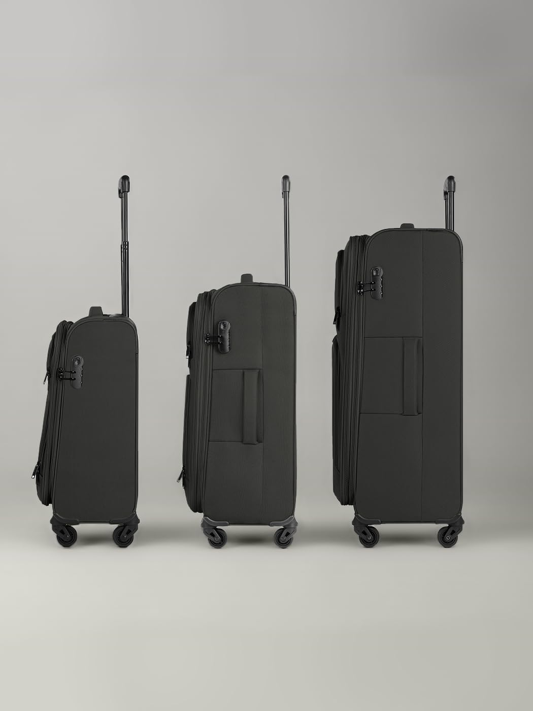 SMARTBOX Artículo básico Edición 04, Negro , Kofferset (3-teilig) erweiterbar