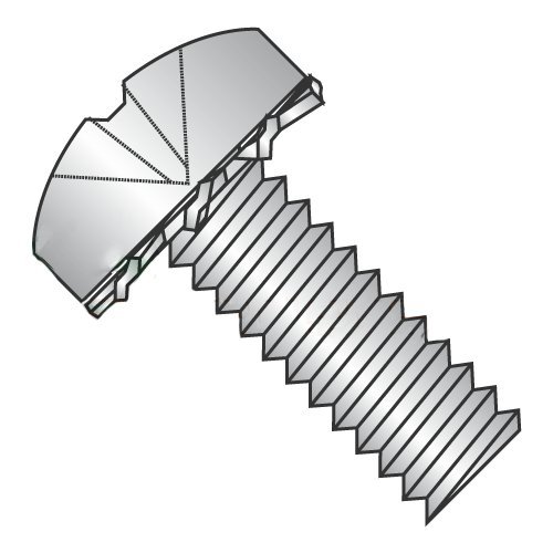 M4-0.7 x 6 mm SEMS Screws/External Tooth Washer/Phillips/Pan Head/Stainless Steel / ISO7045 / Screw: 18-8 Stainless, Washer: 410 Stainless (Carton: 1,500 pcs)