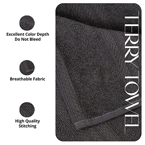 Image of NAKSH 450 GSM Super Absorbent King Size Bath Towel, Grey | Soft,Fluffy & Fade Resistant Color | Luxurious & Stylish | Machine Wash