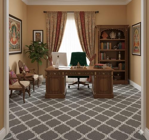Image of FC Milano-Brown for High Traffic Offices Hotels Homes & Institutions Carpet with Felt Backing Luxurious Feel Floring for Residential, Commercial & Sound Absorbing Easy Clean Low Maintenance