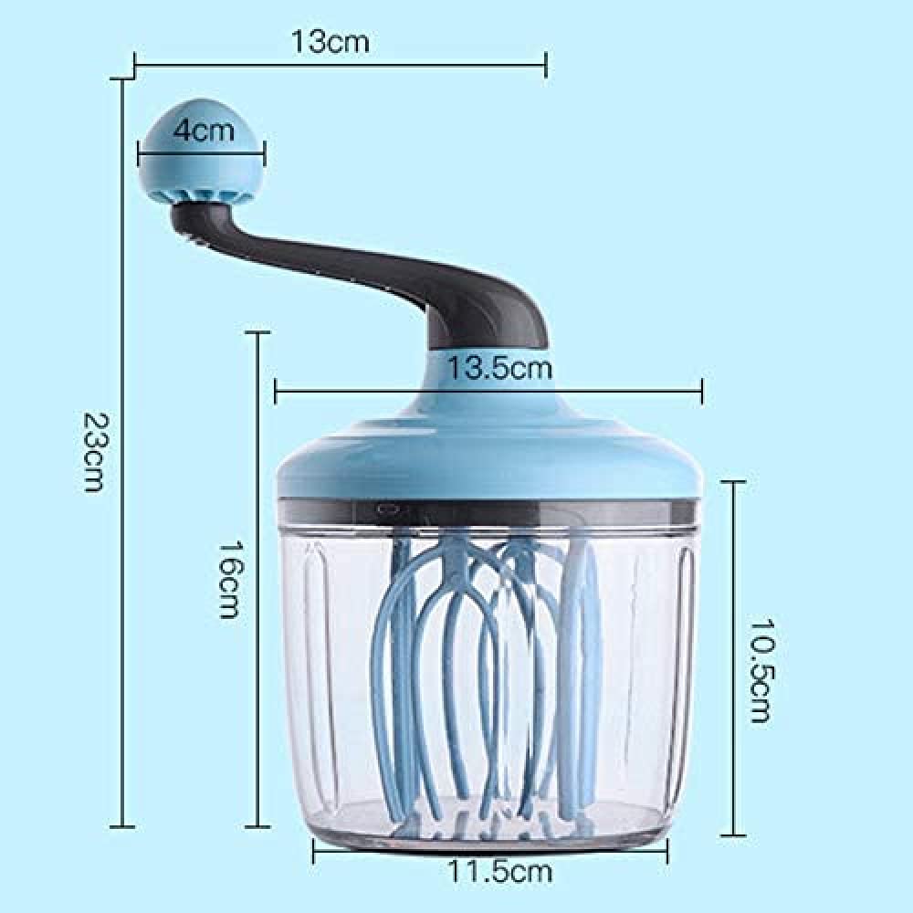 Batidor Manual De Crema De Huevo, Espumador De Leche, Batidor De Huevos Multifuncional De Mano, Conveniente Herramienta De Cocina 1100 Ml