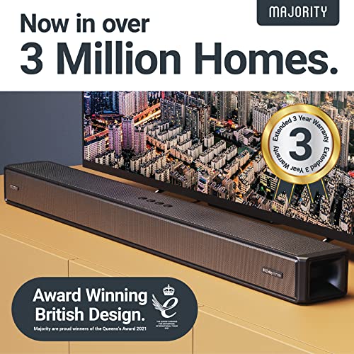 Majority Sierra 2.0.2 Dolby Atmos Soundbar | 280W | Surround sound met opwaarts gerichte luidsprekers | Multiconnector inclusief HDMI Arc - Image 8