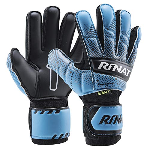 Rinat Kancerbero Quantum Basic Guante de Portero, Unisex Niños, Azul/Negro, 6