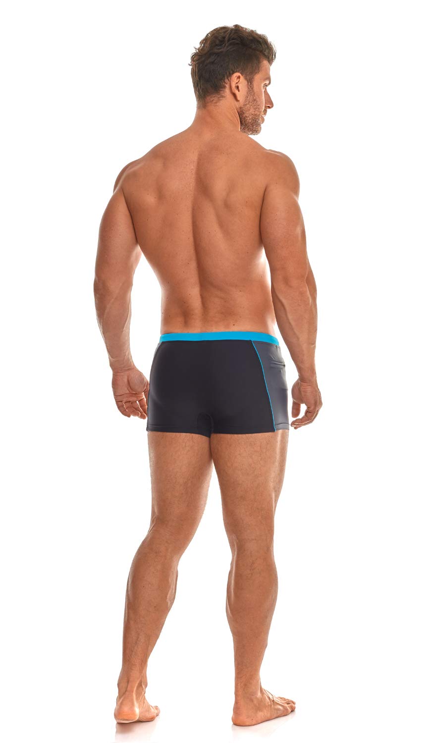 Zagano Uomo Costume da bagno/Pantaloncini da bagno 2316 tasca laterale con chiusura lampo
