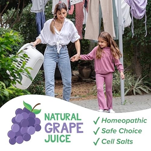Image of Dr. Talbot's Infant Mucus and Cold Relief with Cell Salts - 4 fl oz - Naturally Inspired Kids Cold Medicine - Grape Juice Flavor - Includes Syringe