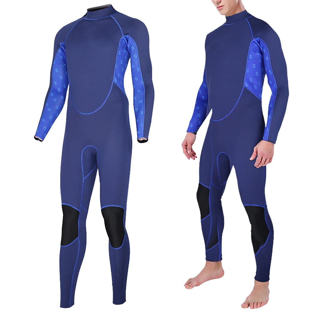 Męski jednoczęściowy kombinezon do nurkowania, do snorkelingu, surfingu, szybkoschnący strój kąpielowy z długim rękawem, profesjonalny sprzęt do nurkowania, materiał neoprenowy 3 mm