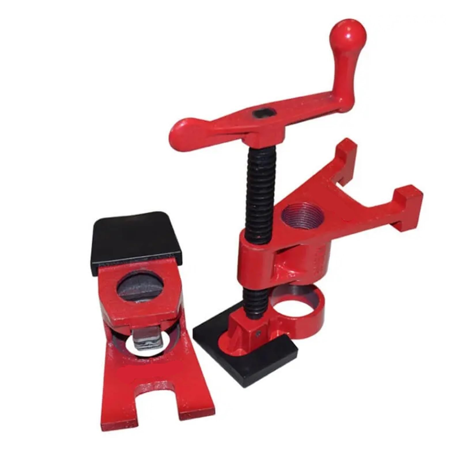 Abrazadera de Tubo para Carpintería Herramienta de abrazadera tubo H 3/4 pulgadas, abrazaderas carpintería, hierro fundido, pegado madera, Clip fijo resistente, herramientas con almohadillas