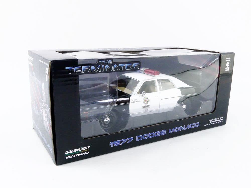 Miniature DODGE MONACO POLICE 1977 THE TERMINATOR 1984 1/64