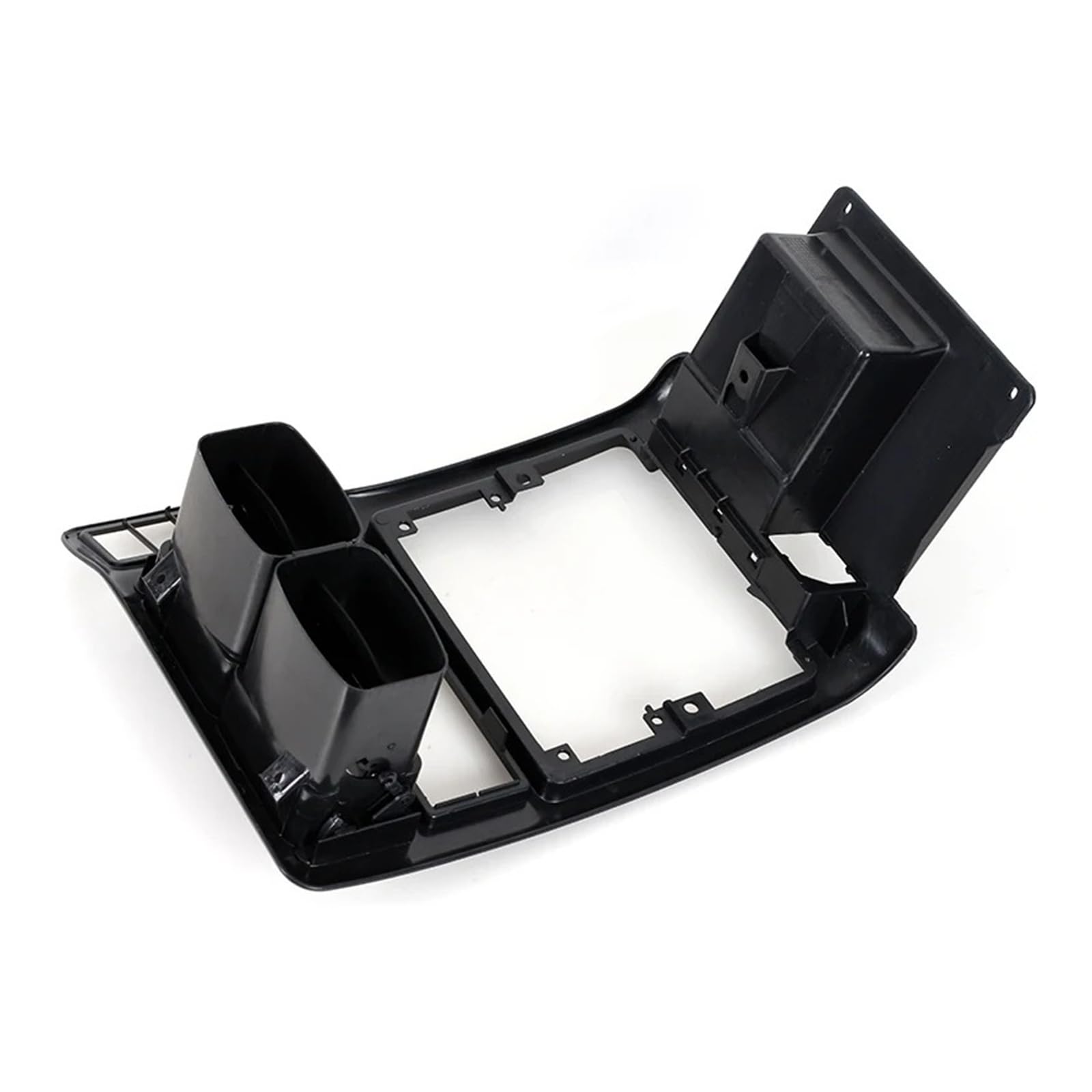 Mascherina Autoradio Cornice Stereo 6N1858069A 6N1858071A per VW per Polo 6N per Seat per Caddy 98-20 per 9 95-99 Auto Center Console Air Vent Griglia Fibra Carbonio