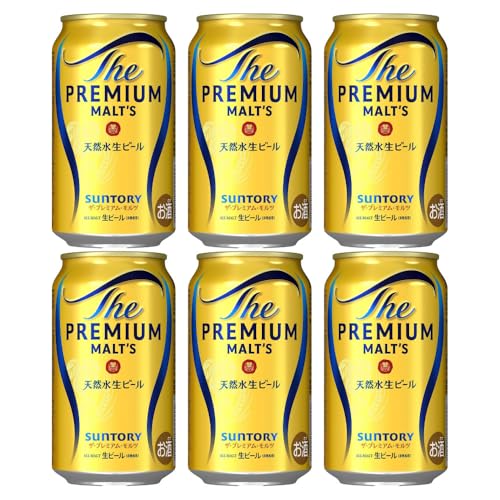 サントリー ザ・プレミアム・モルツ 350ml×6本 プレモル ビール Beer 香り コク お酒 常温